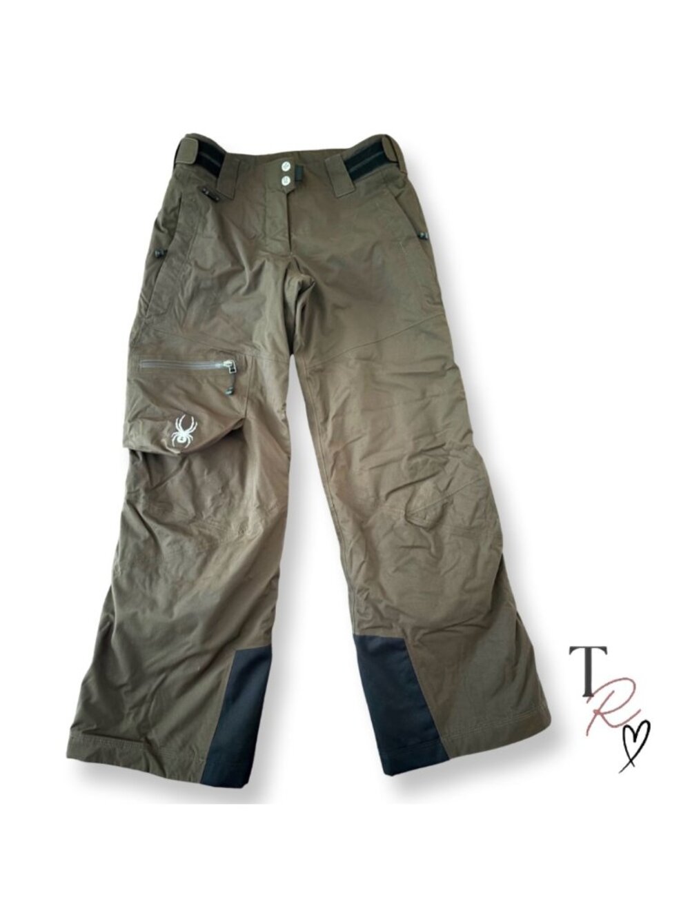 Spyder XT 10,000mm Brown Insulated Ski Snow Pants Women’s  Snow Gear Medium